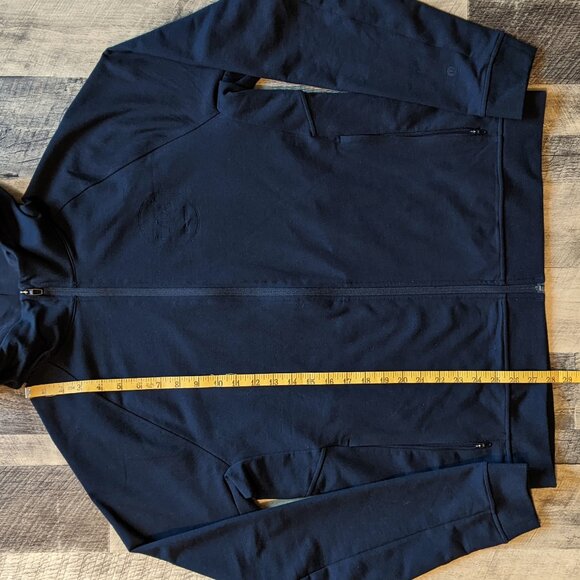 Lululemon City Sweat Full Zip Hoodie Large Black - Picture 6 of 8
